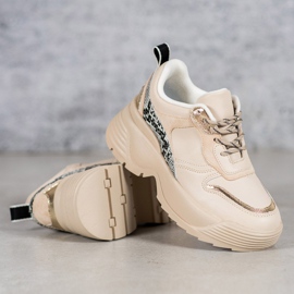 Beige VICES-sneakers 3