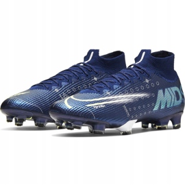 Nike Mercurial Superfly 7 Elite Mds Fg M BQ5469 401 voetbalschoen blauw blauw 3