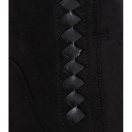 Zwarte laarzen met hoge hakken 7539-GG Black 3