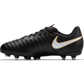 Nike Tiempo Rio Iv Fg Jr 897731-002 voetbalschoenen zwart zwart 3