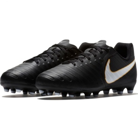 Nike Tiempo Rio Iv Fg Jr 897731-002 voetbalschoenen zwart zwart 4