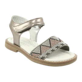 American Club GC08/20 Pewter metallic sandalen voor meisjes zilver 1