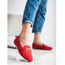 Anesia Paris Elegante loafers rood 2