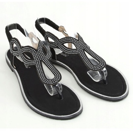 Zwarte sandalen zwart 6170 Zwart 1