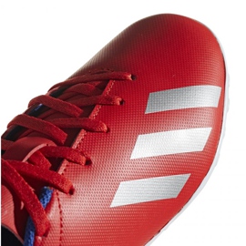 Adidas X 18.4 Tf Jr BB9417 voetbalschoenen sinaasappels en rood rood 3