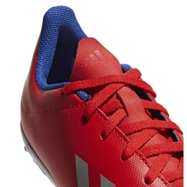 Adidas X 18.4 Tf Jr BB9417 voetbalschoenen sinaasappels en rood rood 4