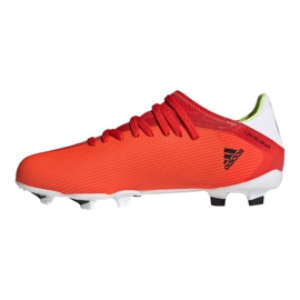 Adidas X Speedflow.3 Fg Jr FY3304 voetbalschoenen veelkleurig sinaasappels en rood 1