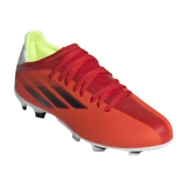 Adidas X Speedflow.3 Fg Jr FY3304 voetbalschoenen veelkleurig sinaasappels en rood 5