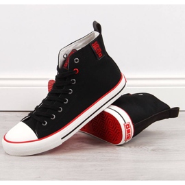 Hoge sneakers Big Star M JJ174065 zwart rood 1