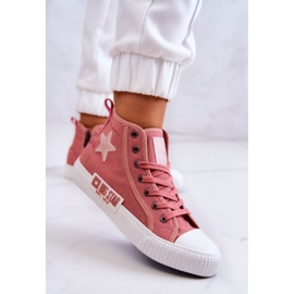 Klassieke hoge sneakers Big Star JJ274382 roze 9