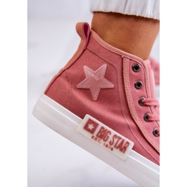 Klassieke hoge sneakers Big Star JJ274382 roze 1