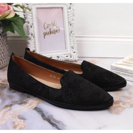 Zwarte lordsy-schoenen voor dames van Sergio Leone 4