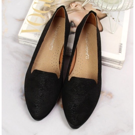 Zwarte lordsy-schoenen voor dames van Sergio Leone 3