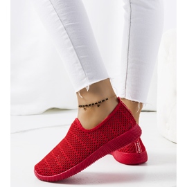 Rode Ritva-sneakers voor dames rood 1
