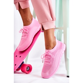 FM1 Roze Sequro-sportschoenen voor dames 3