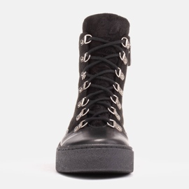 Marco Shoes Dames enkellaarsjes 1350b-679-001-4 zwart 4