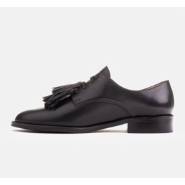 Marco Shoes Veterschoenen met franjes zwart 3